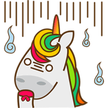 Magi, sweet and cute unicorn sticker #2949932