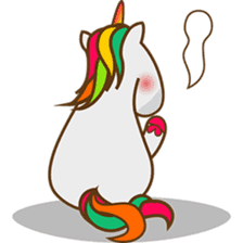 Magi, sweet and cute unicorn sticker #2949935