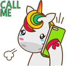 Magi, sweet and cute unicorn sticker #2949936