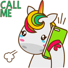Magi, sweet and cute unicorn sticker #2949936
