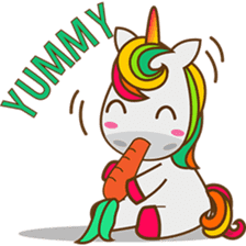 Magi, sweet and cute unicorn sticker #2949937