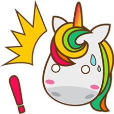 Magi, sweet and cute unicorn sticker #2949938