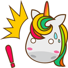 Magi, sweet and cute unicorn sticker #2949938