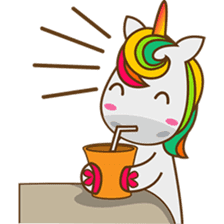 Magi, sweet and cute unicorn sticker #2949939