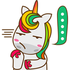 Magi, sweet and cute unicorn sticker #2949941