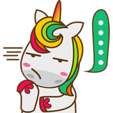 Magi, sweet and cute unicorn sticker #2949941