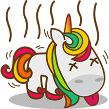 Magi, sweet and cute unicorn sticker #2949943