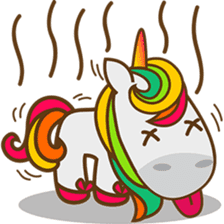 Magi, sweet and cute unicorn sticker #2949943