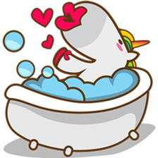 Magi, sweet and cute unicorn sticker #2949944