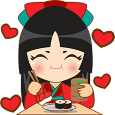 Princess Izumi, the japanese princess sticker #2950011