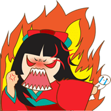 Princess Izumi, the japanese princess sticker #2950018