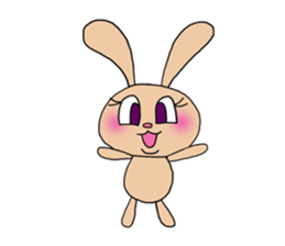 Lavry of a rabbit sticker #2950190