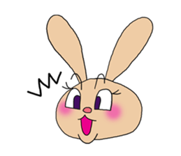 Lavry of a rabbit sticker #2950192