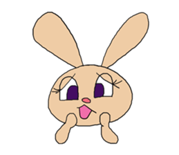 Lavry of a rabbit sticker #2950196