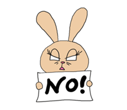 Lavry of a rabbit sticker #2950197