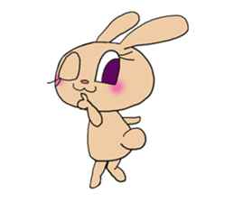 Lavry of a rabbit sticker #2950202