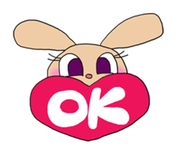 Lavry of a rabbit sticker #2950204