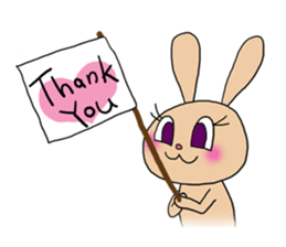 Lavry of a rabbit sticker #2950213