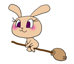 Lavry of a rabbit sticker #2950216