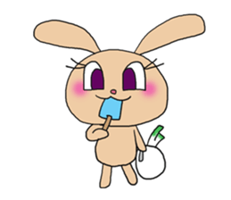 Lavry of a rabbit sticker #2950217