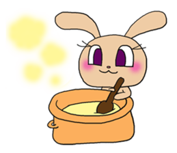 Lavry of a rabbit sticker #2950218