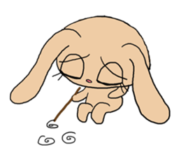 Lavry of a rabbit sticker #2950222