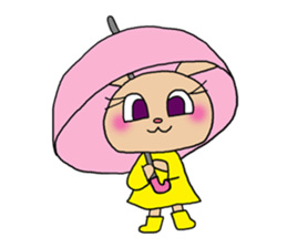 Lavry of a rabbit sticker #2950223