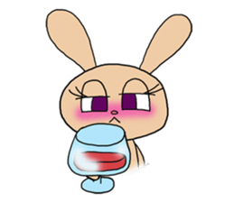 Lavry of a rabbit sticker #2950224