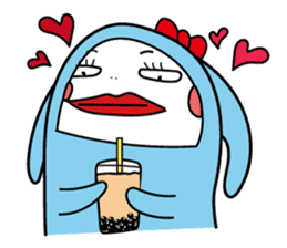 Cool with pink bird sticker #2950588