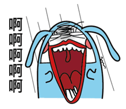 Cool with pink bird sticker #2950591