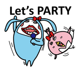 Cool with pink bird sticker #2950598