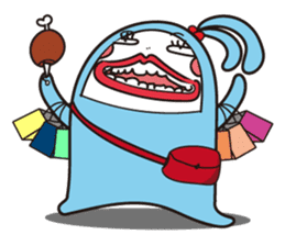 Cool with pink bird sticker #2950605