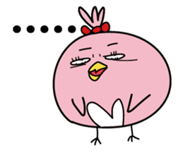 Cool with pink bird sticker #2950606