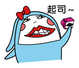 Cool with pink bird sticker #2950612