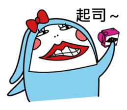 Cool with pink bird sticker #2950612