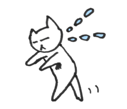 Armpit hair Cat sticker #2951017