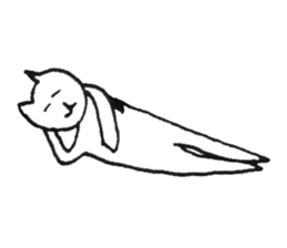 Armpit hair Cat sticker #2951022