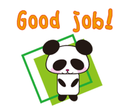 Relax Panda(English) sticker #2951071