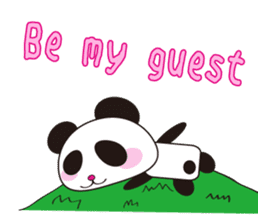 Relax Panda(English) sticker #2951072