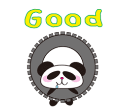 Relax Panda(English) sticker #2951079