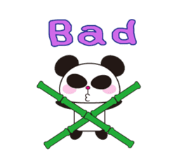 Relax Panda(English) sticker #2951080