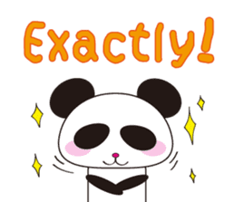 Relax Panda(English) sticker #2951087