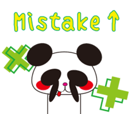 Relax Panda(English) sticker #2951104