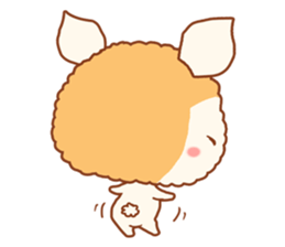 Kawaii the cute dog sticker #2952430