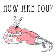 healing animal stamp sticker #2953618