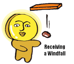 Lucky Coin Man sticker #2954174