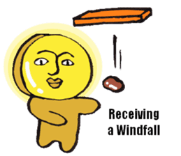 Lucky Coin Man sticker #2954174