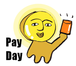 Lucky Coin Man sticker #2954175