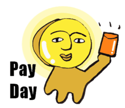 Lucky Coin Man sticker #2954175