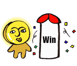 Lucky Coin Man sticker #2954182